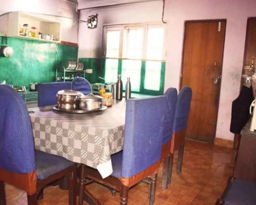 Hygienic dining table- RadhaKrishna girls and boys hostel