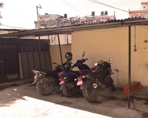 Parking area- RadhaKrishna girls and boys hostel